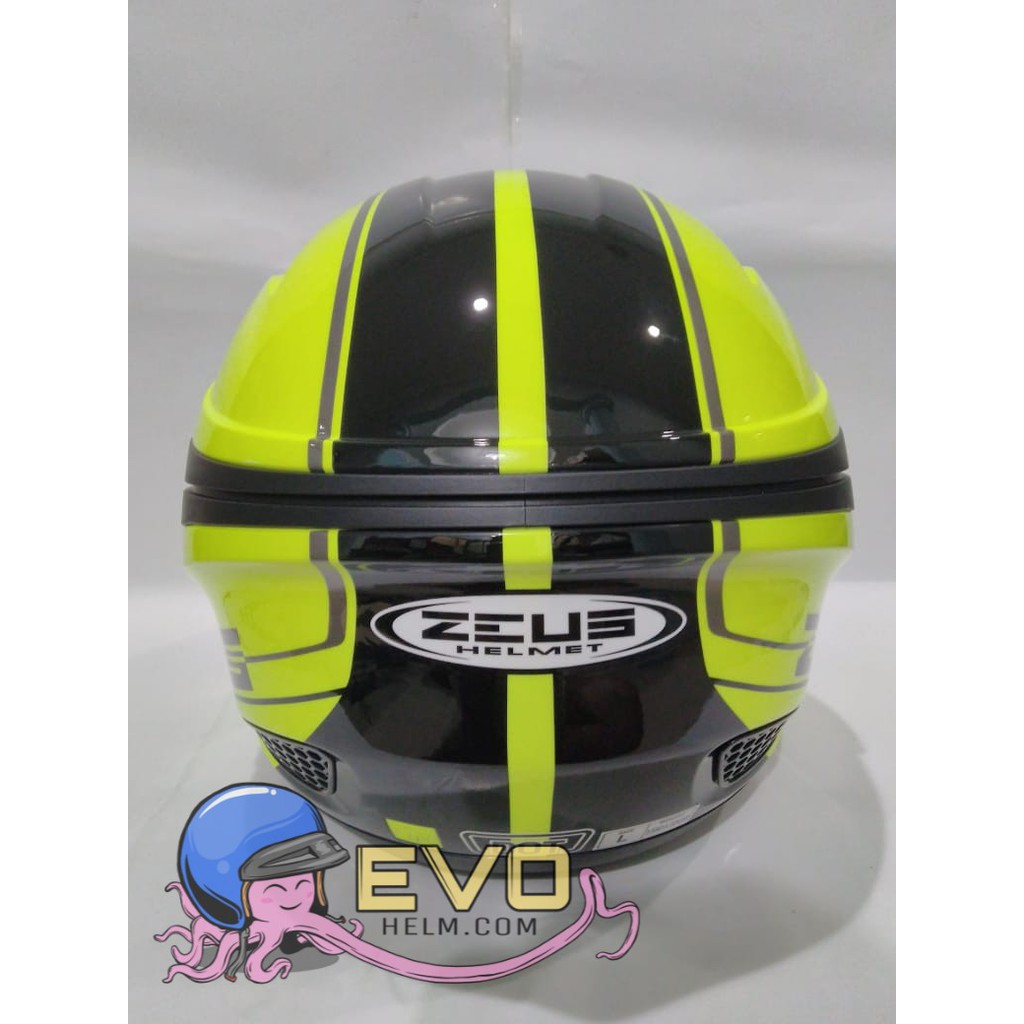 HELM ZEUS ZS - 610 MOTIF Z.YELLOW #809/0017 BLACK