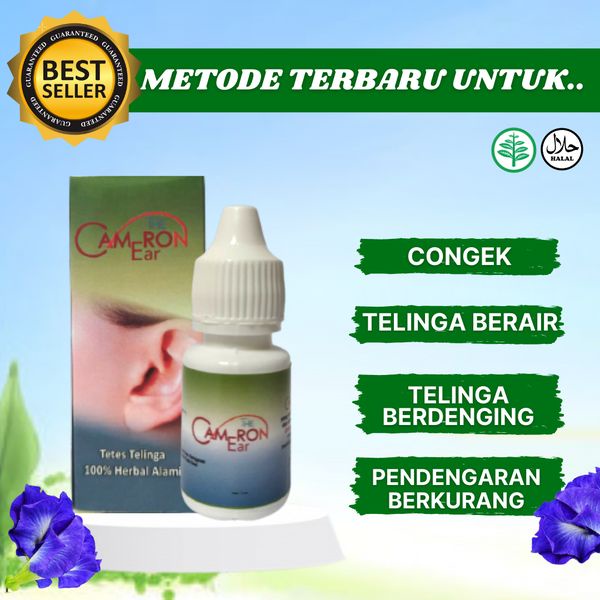THE CAMERON EAR OBAT PERAWATAN TELINGA / OBAT AMAN UNTUK TELINGA / OBAT TETES AMPUH / TETES HERBAL T