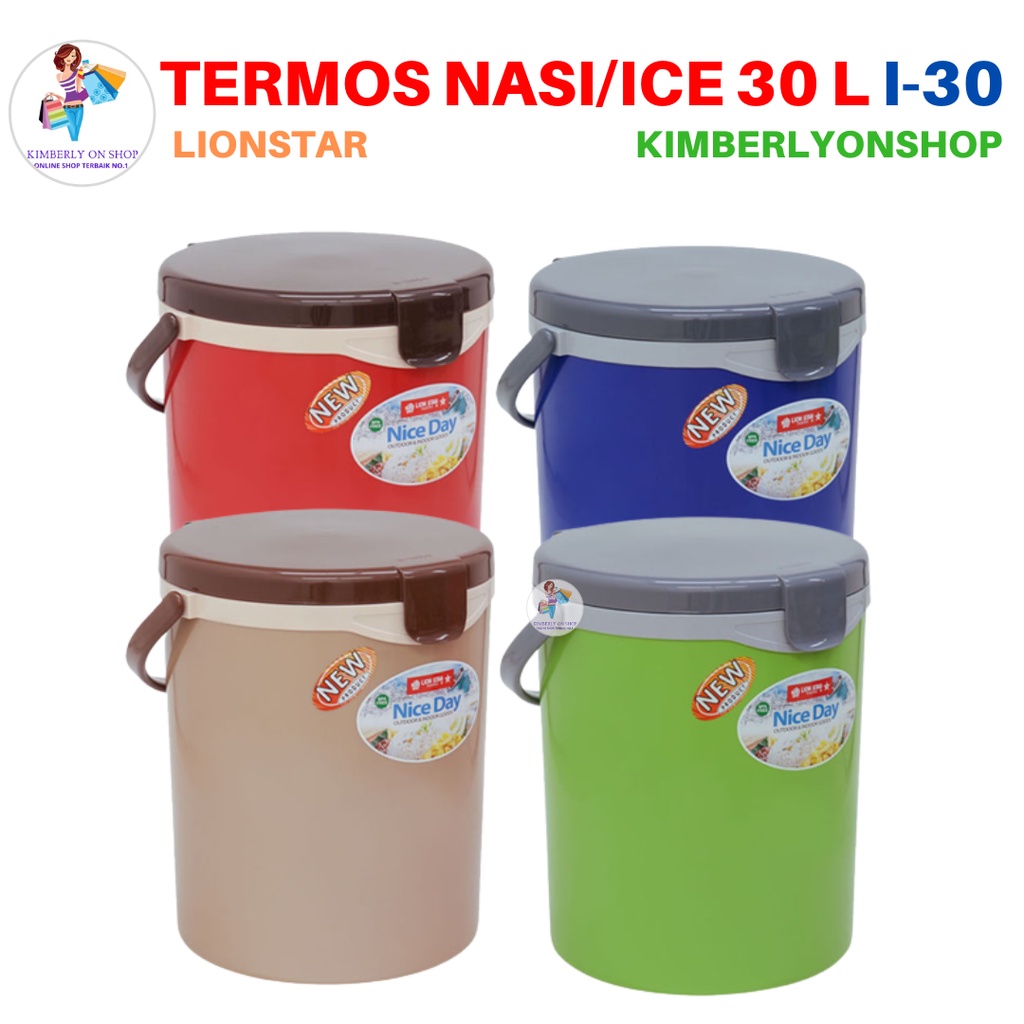 Rice Ice Bucket Hanami Termos Nasi Es 30 Liter I 30 Lion Star