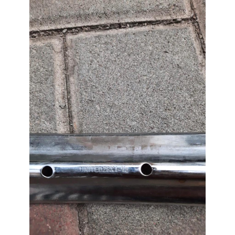 TERMURAH!!! Velg Becak 28&quot; Hole 40 / UNITED Chrome / Satu Pasang / Realpict