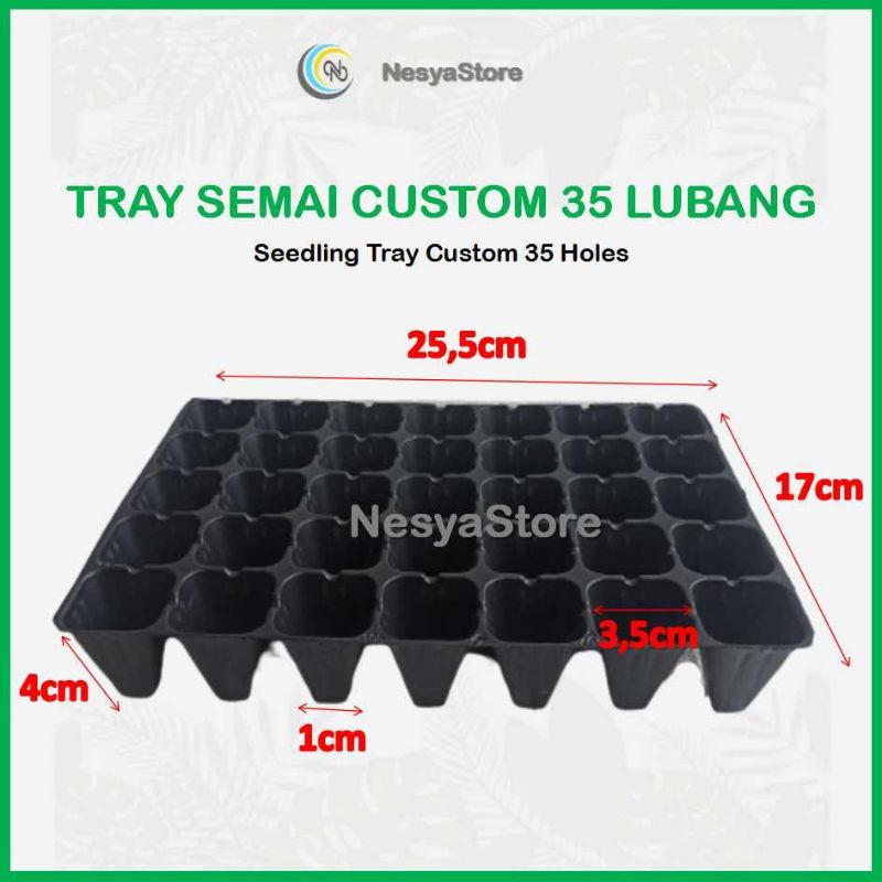 Tray Semai Trai Semai Custom 35 Lubang - Potray Custom