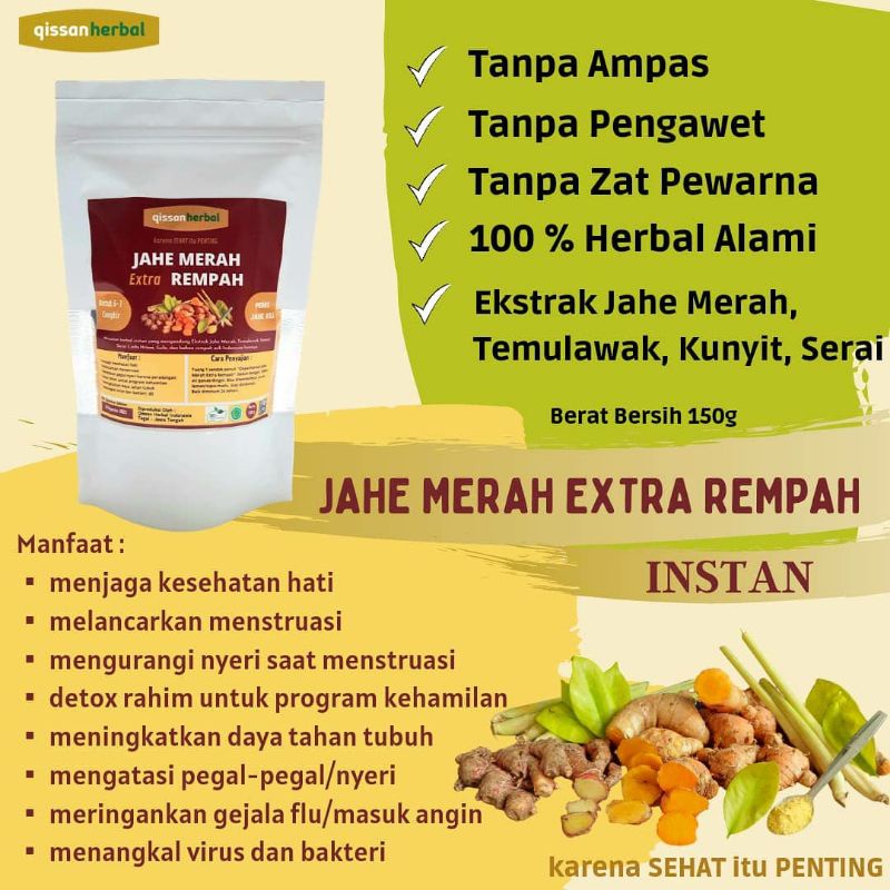 

jahe merah by qissan herbal