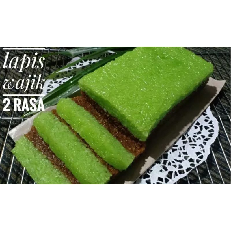 

Wajik pandan gula merah