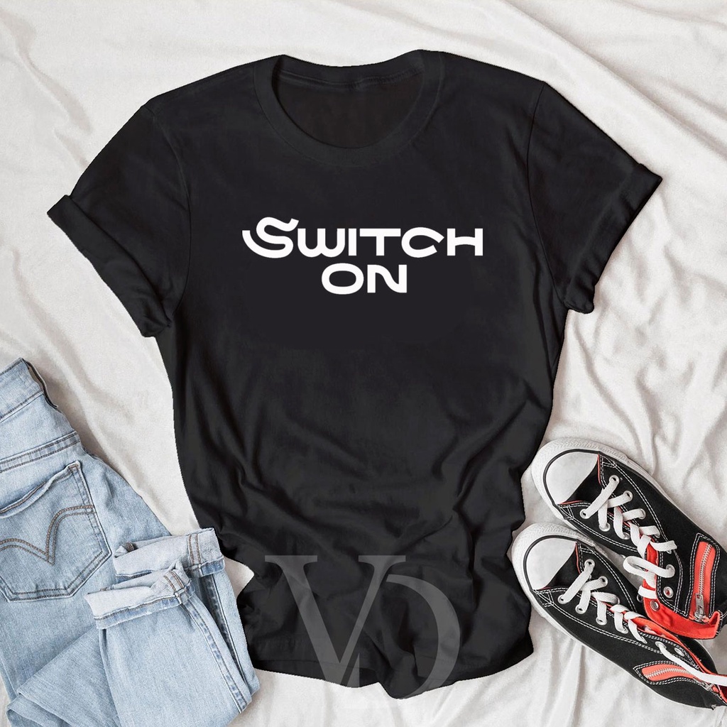 Baju Kaos SWITCH ON ASTRO / tshirt Oversize / kaos jumbo