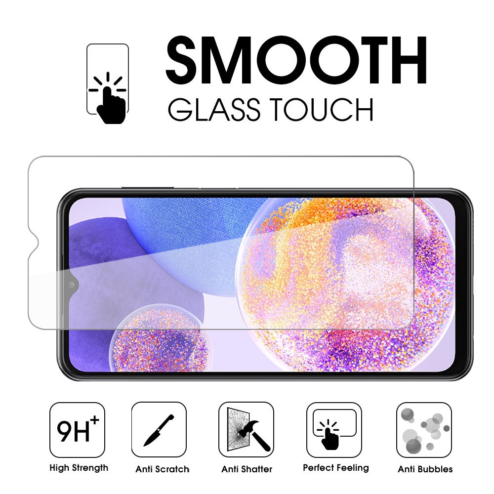 Hot Sale/1Pc Full Coverage Tempered Glass Film, Untuk Samsung Galaxy A23, HD Bening Pelindung Layar Anti Sidik Jari Anti Gores