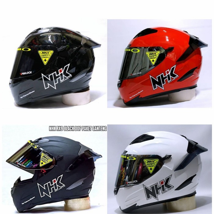 HELM NHK RX9 SOLID FULL FACE PAKET GANTENG TERMURAH