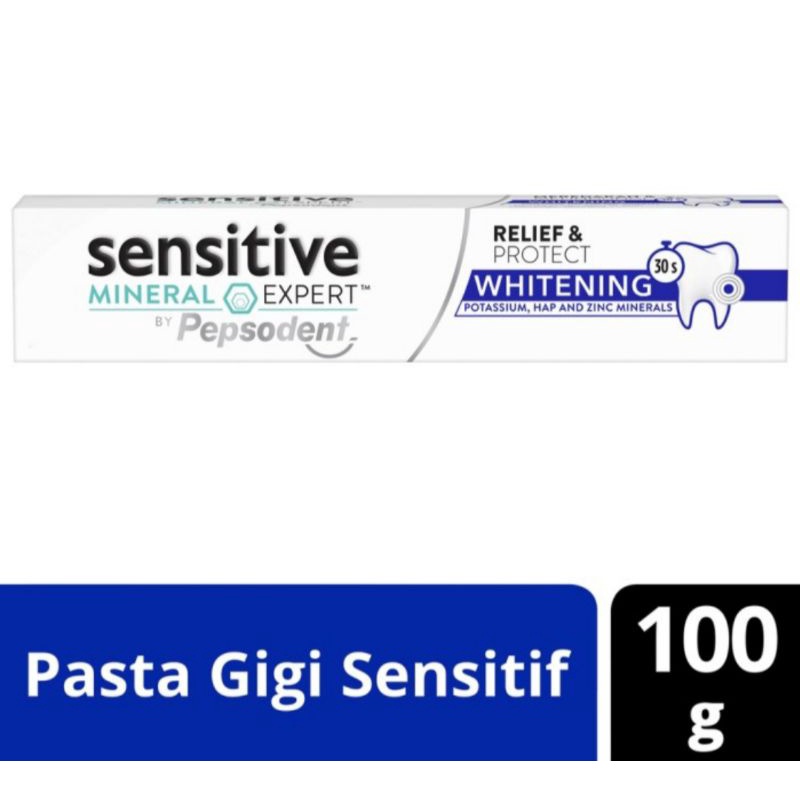 Pepsodent sensitive expert whitening 100g