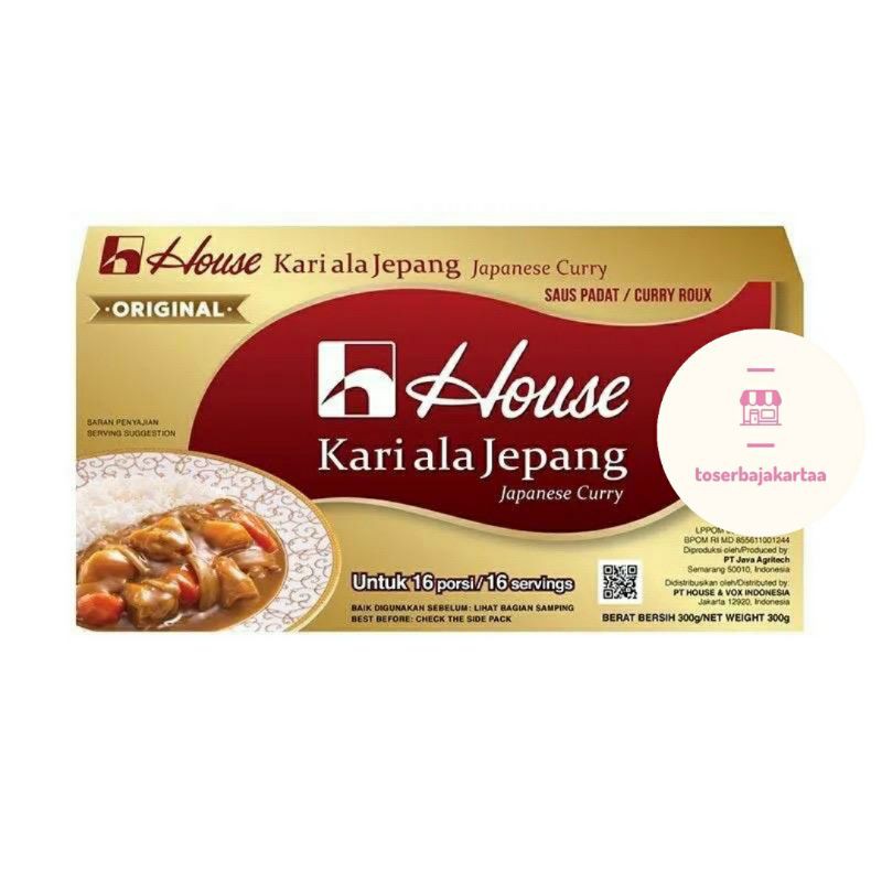 

Bumbu HOUSE Kari ala Jepang Japanese Curry Original 300 Gr Gram