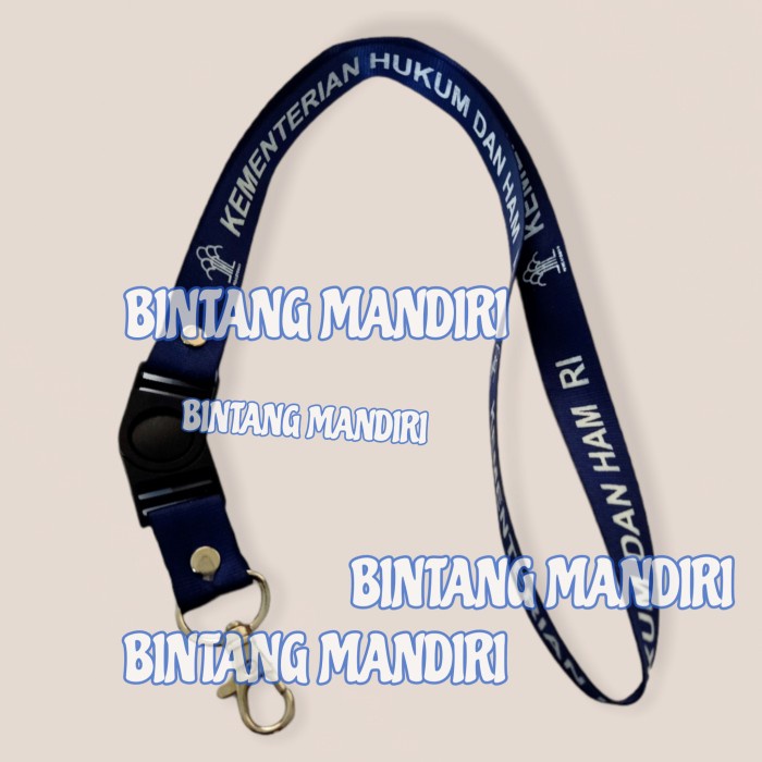 

Berkualitas Tali Id Card Lanyard Printing Kementerian Hukum Dan Ham Ri Bagus Sale!!!