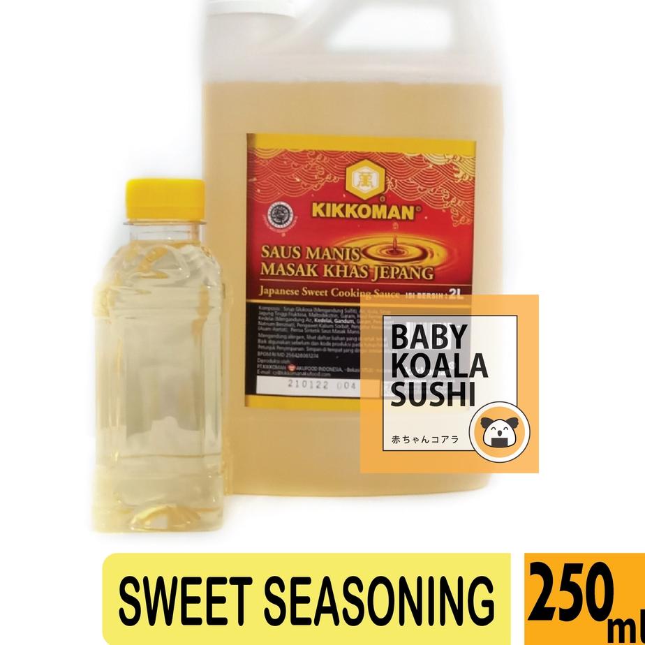 

Miliki KIKKOMAN Japanese Sweet Seasoning 250 ml Halal Pengganti Mirin Halal !