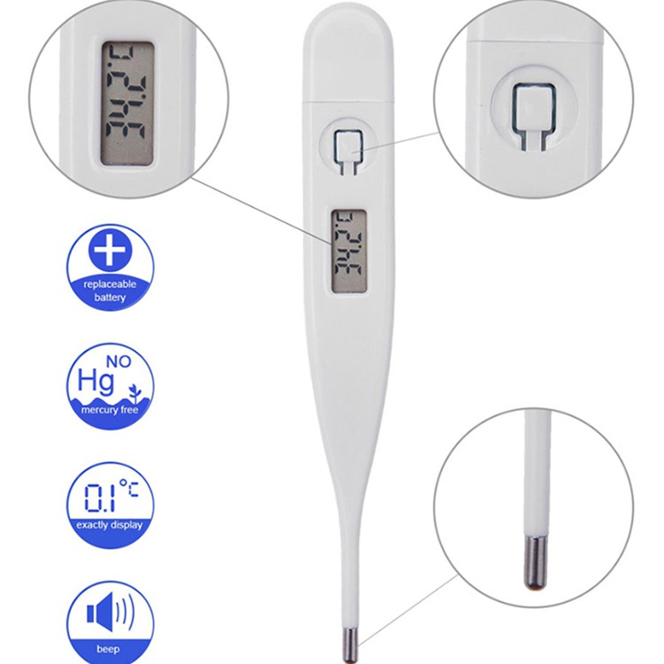 Thermometer Digital Pengukur Suhu Badan Termometer Tubuh Bayi Batang Baby Anak