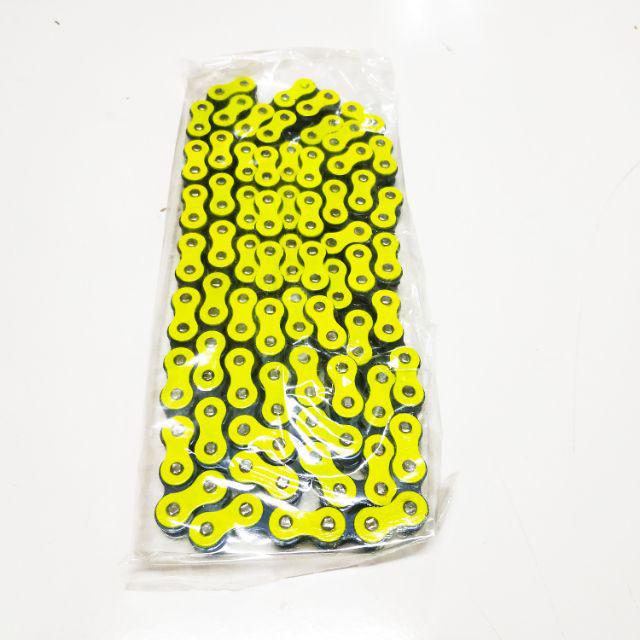 rantai variasi warna ukuran 415H-130L warna original-415H-130L kuning