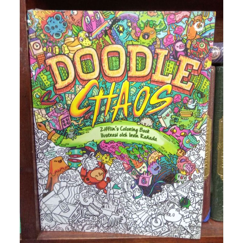 Jual Buku Mewarnai DewasaDoodle Chaosfusion coloring book Indonesia