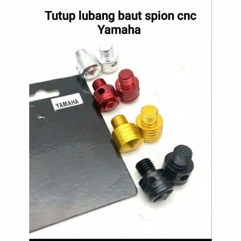 Baut Lubang Spion Baut Tutup Lubang Spion Cnc Premium BD Ready Yamaha &amp; Honda