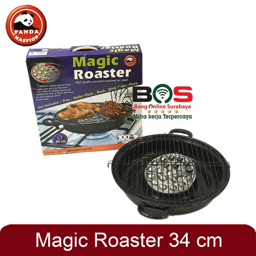 Magic Roaster Maspion Alat Pemanggang Panggangan Kompor 34 CM Maspion