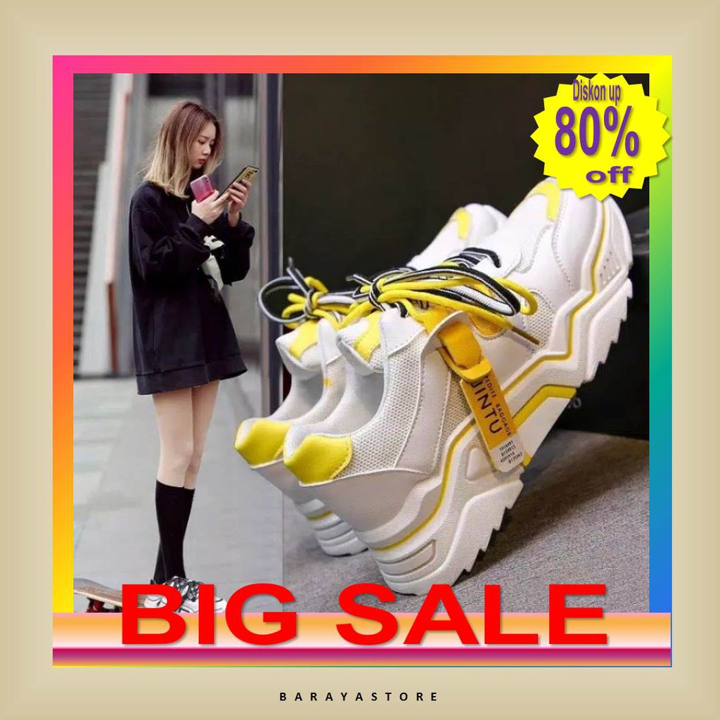 Sneakers Wanita Sepatu Korea Jintu 02 Sepatu wanita sepatu cewe