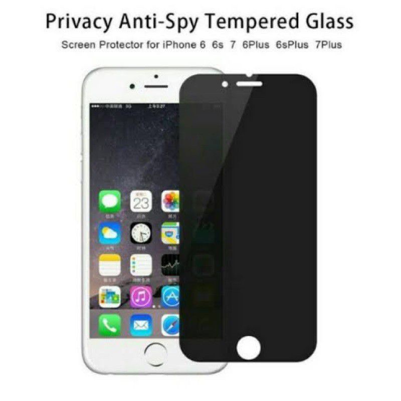 Tempered Glass Iphone 6 6plus 7 7Plus 8 8Plus X XS XR XSMAX 11 11PRO 11PROMAX Spay Hitam AntiPrivacy