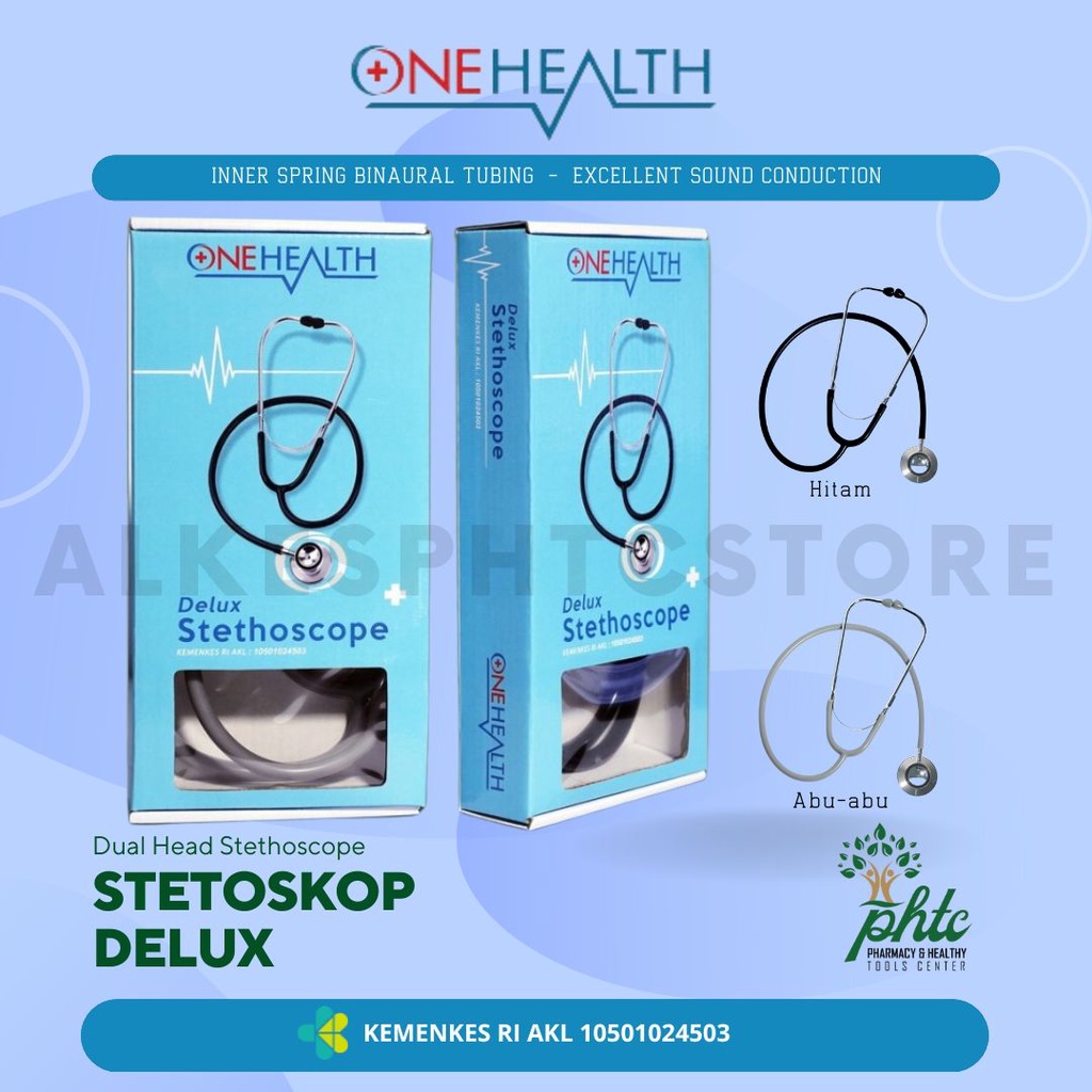 ONEHEALTH Delux Stethoscope l Stetoskop Delux