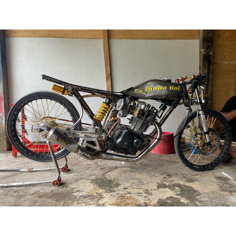 KNALPOT FANTERA LEHER PATEN 150CC-200CC SPEK BOR UP SUARA GAHAR PNP CB MP GL TIGER BEREK