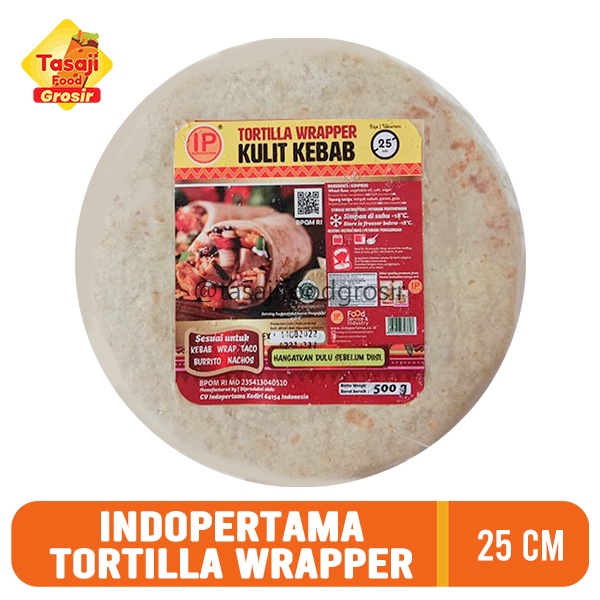 

Indopertama Tortilla Kulit Kebab Kecil 25 Cm