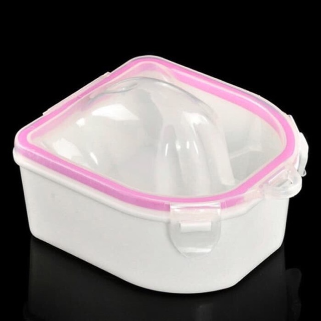 Double layer manicure bowl pink / tempat cuci tangan manicure bowl