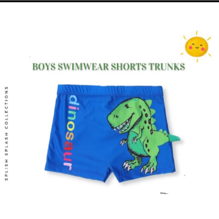 Celana Renang DINO-CRAB BOY SWIMWEAR SHORT TRUNKS / Celana Renang Anak Laki-Laki