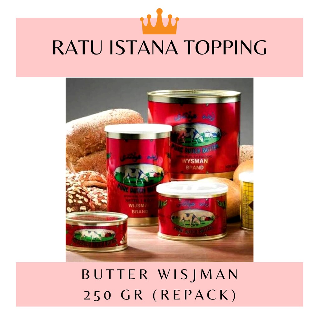 

BUTTER WIJSMAN 250 GR-MENTEGA WISMAN REPACK-BUTTER WISMAN-WISMAN-WIJSMAN