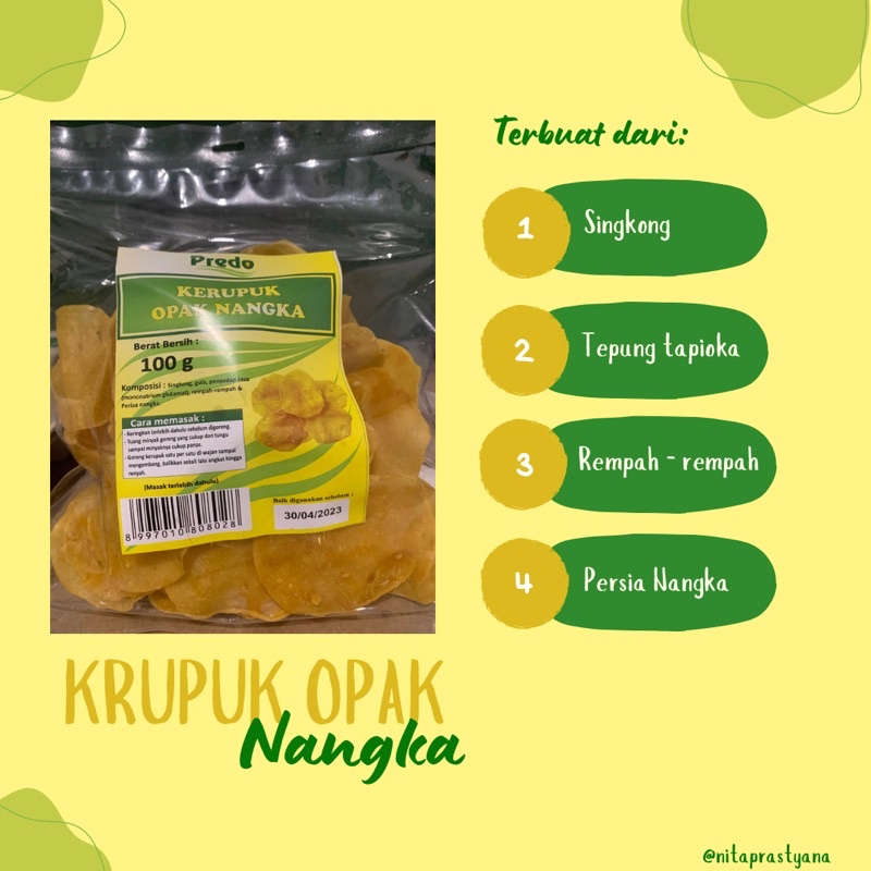 

Ekpedisi-Krupuk Opak Nangka mentah-1 dus @100 gr