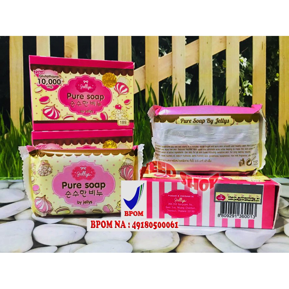 Jual Thailand Sabun Pure Soap By Jellys Original 100 Ori Thailand Shopee Indonesia 8090