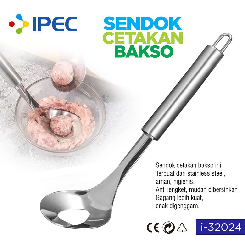 Cetakan Bakso / Sendok Pembuat Bakso Stainless Steel Hand Press Meatball Alat cetak baso 32024