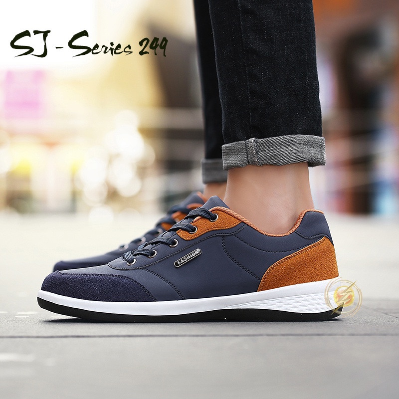 [JWALK] (FREE BOX)  Sepatu Sneakers Pria Fashion Trendy Bisa COD Kualitas Import Premium - 249