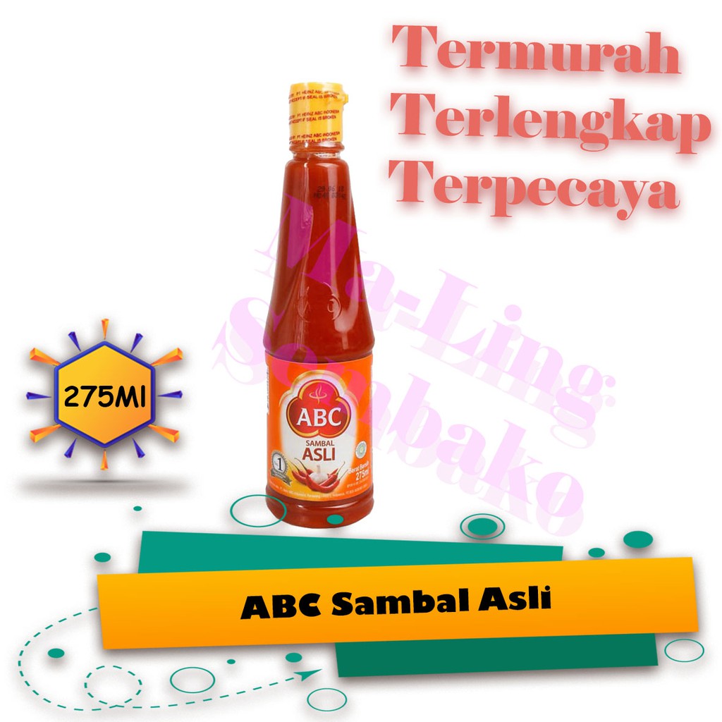 

ABC Saos Sambal Asli / Saos Sambal Ayam Goreng / Saos Tomat / Saos Sambal Extra Pedas, Saus, Sambel