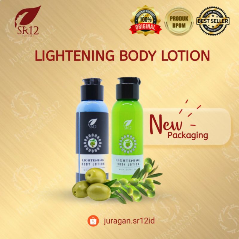 LIGHTENING BODY LOTION SR12 / LOTION PENCERAH / ANTI UV / SPF 30+++