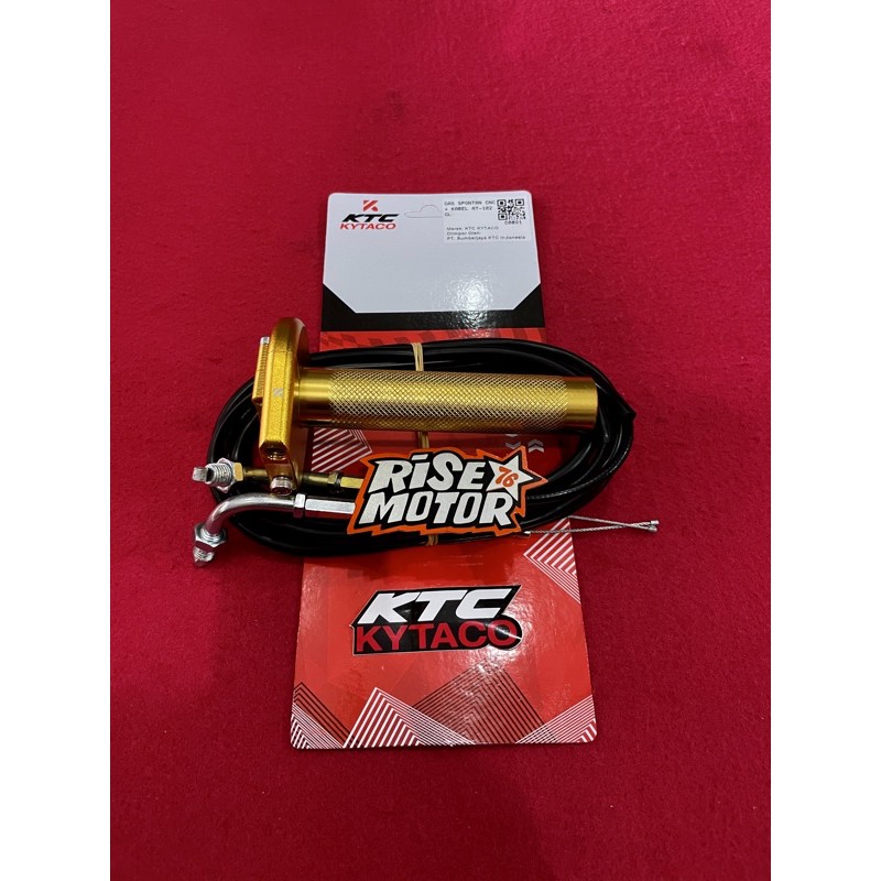 Gas spontan KTC active 2 kabel gold