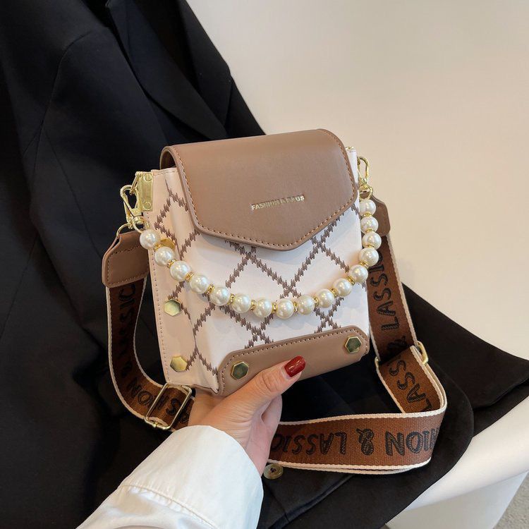 EL 4510 RISCE TAS SELEMPANG TALI MUTIARA IMPORT WANITA CEWEK PEREMPUAN JAKARTA BATAM BOX