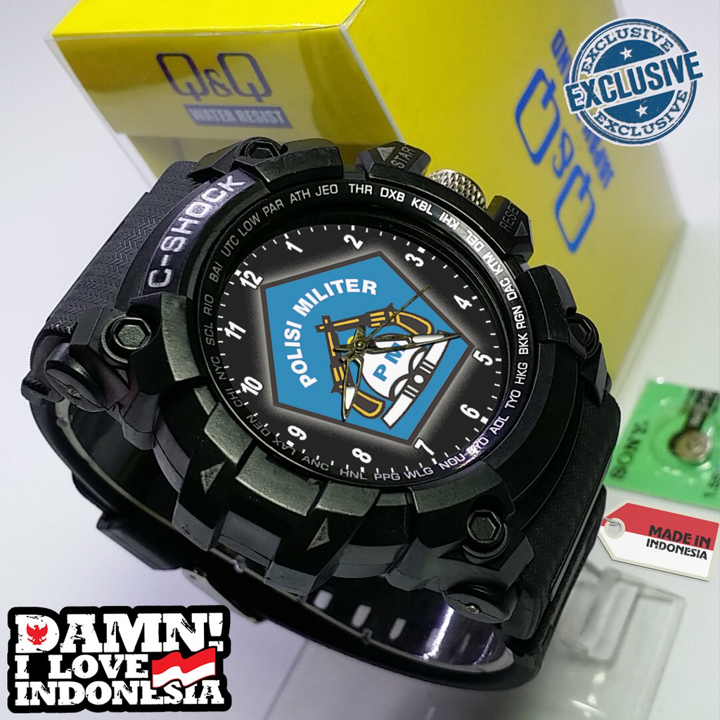 Jam Tangan Custom PM - POLISI MILITER 6 Outdoor