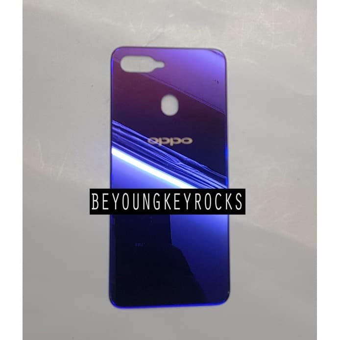 BAYAR {{ COD }} Backdoor Tutup Belakang Baterai Oppo F9 F9 Pro Starry Purple Ungu Ori