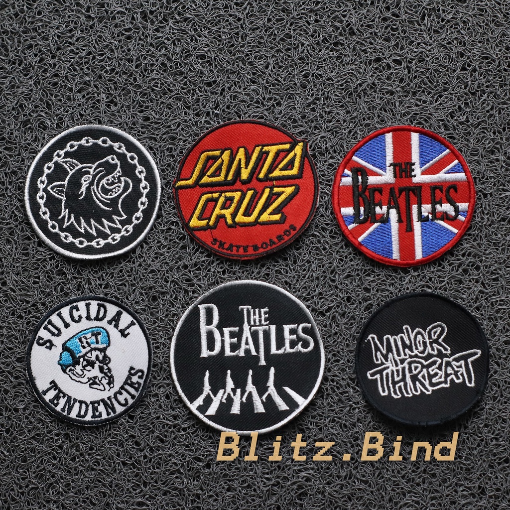 Patch Bordir Emblem Bordir Emblem Bordir Jaket Band Musik