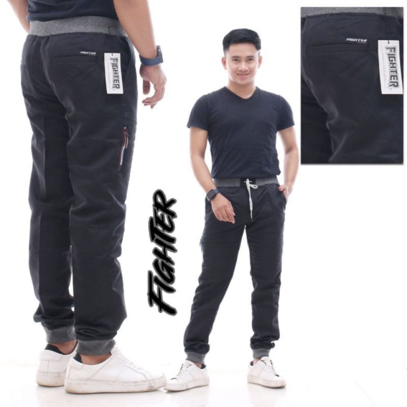 Celana jogger pria keren original premium