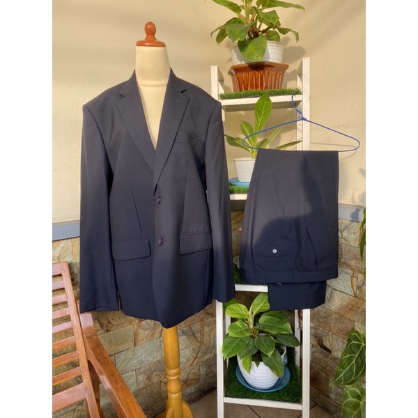 Set Jas Pria Hitam 1 (Jas dan celana panjang)