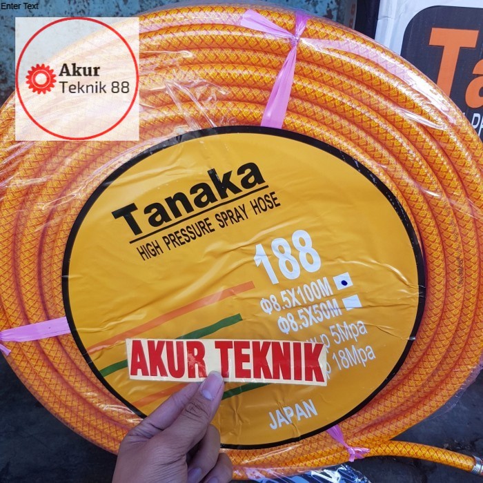high pressure hose selang kompressor TANAKA 100m 100 meter TANAKA ASLI  ORIGINAL JEPANG