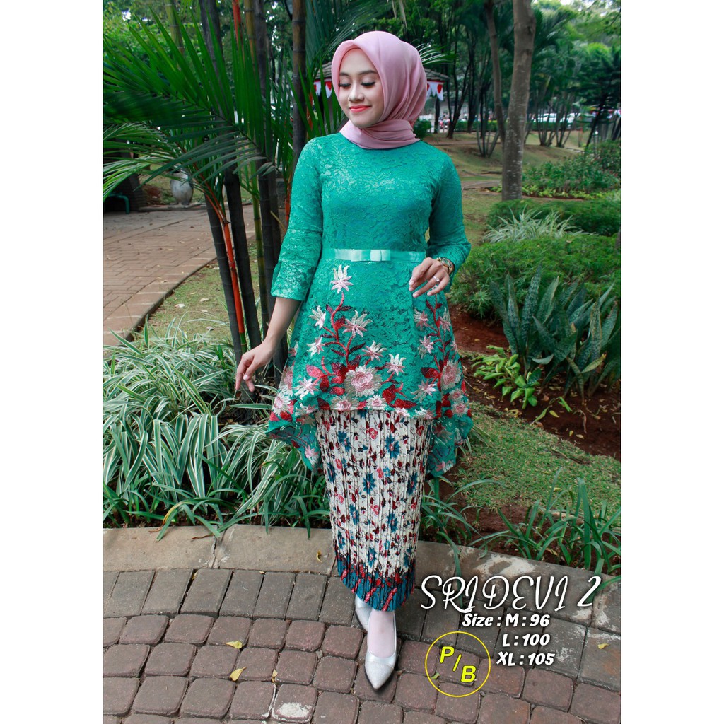 KEBAYA AURORA BORDIR - BRUKAT BORDIR SRIDEVI - BAJU KEBAYA AURORA - KEBAYA MODERN - BAJU BRUKAT HQ