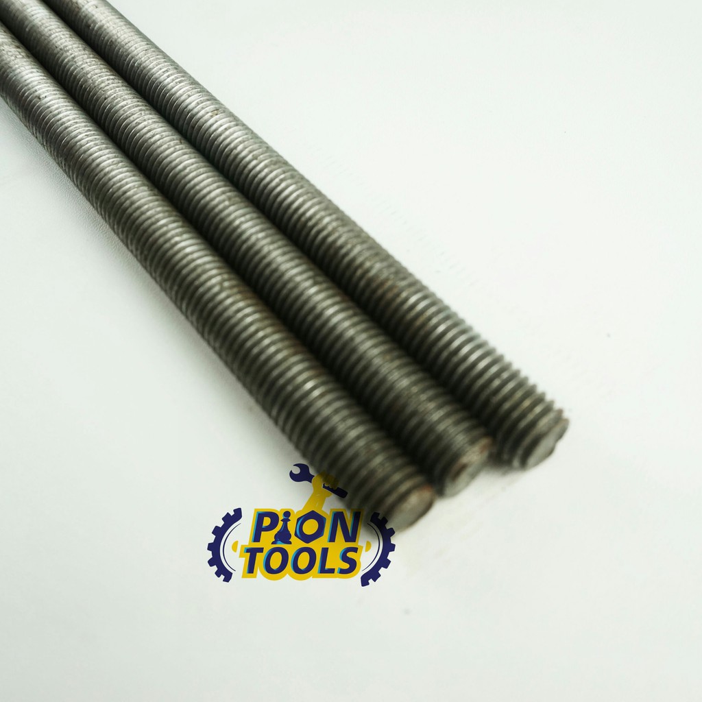 Studbolt Besi M10 p1.5 Panjang 1 Meter Long Drat Asdrat Besi AS Drat Besi