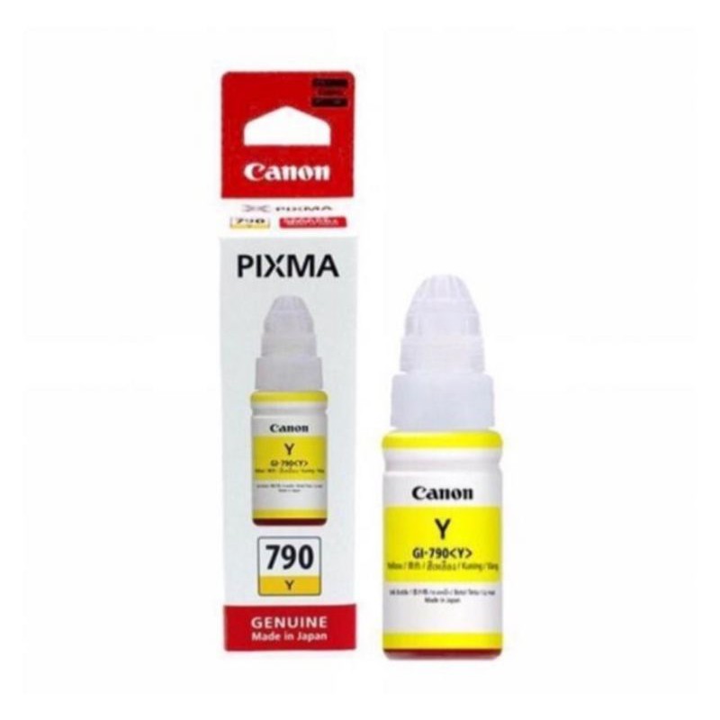 Tinta Canon PIXMA GI-790 Black/Cyan/Yellow/Magenta G1000/G2000/G2002/G3000/G4000