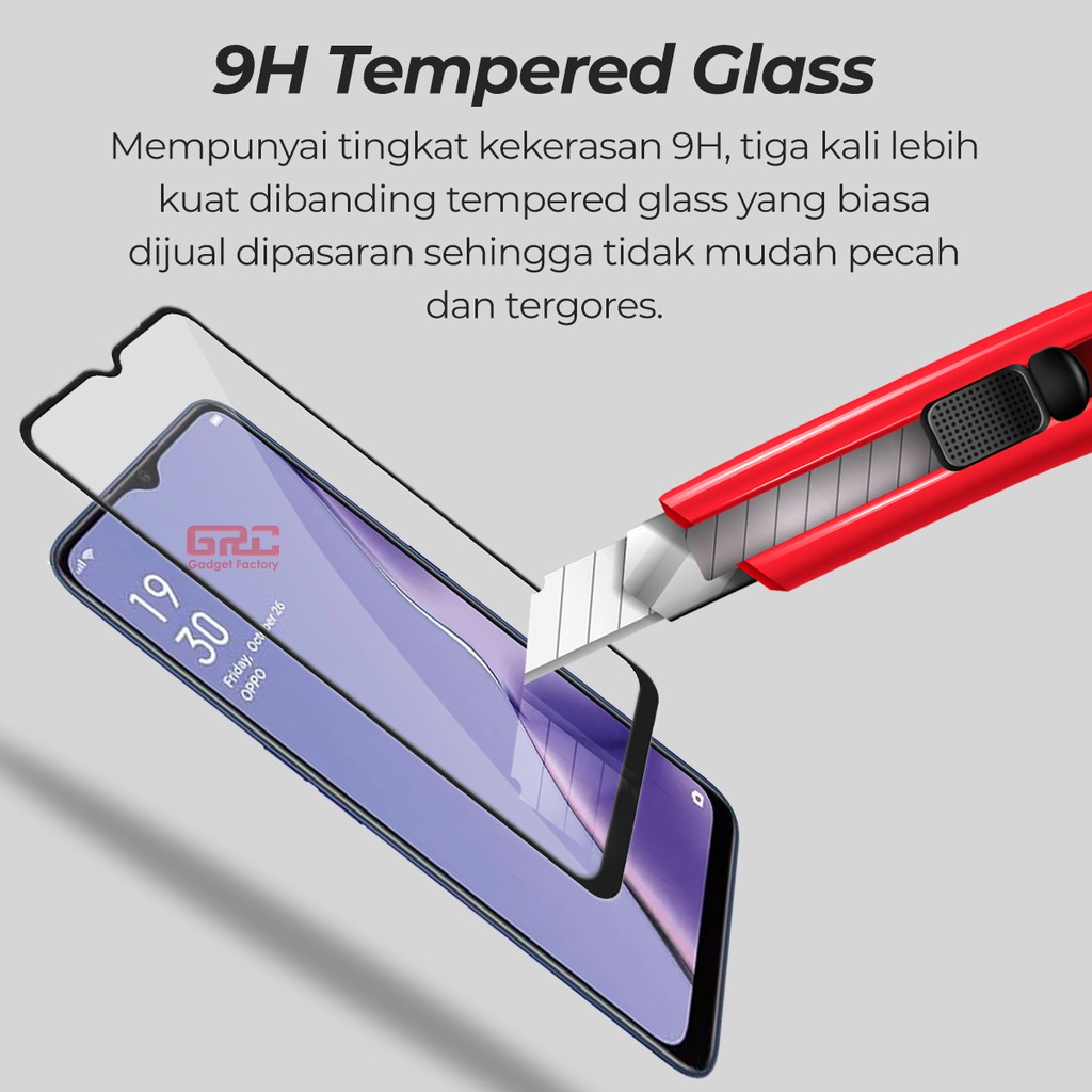 Tempered Glass OPPO A9 2020 HOGO Full Cover Anti Gores Kaca