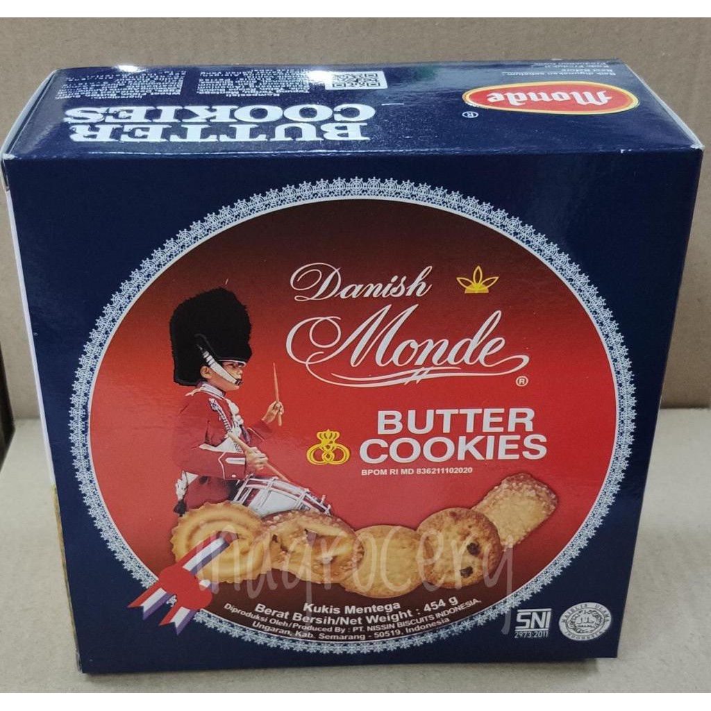 

MONDE BUTTER COOKIES 454gr