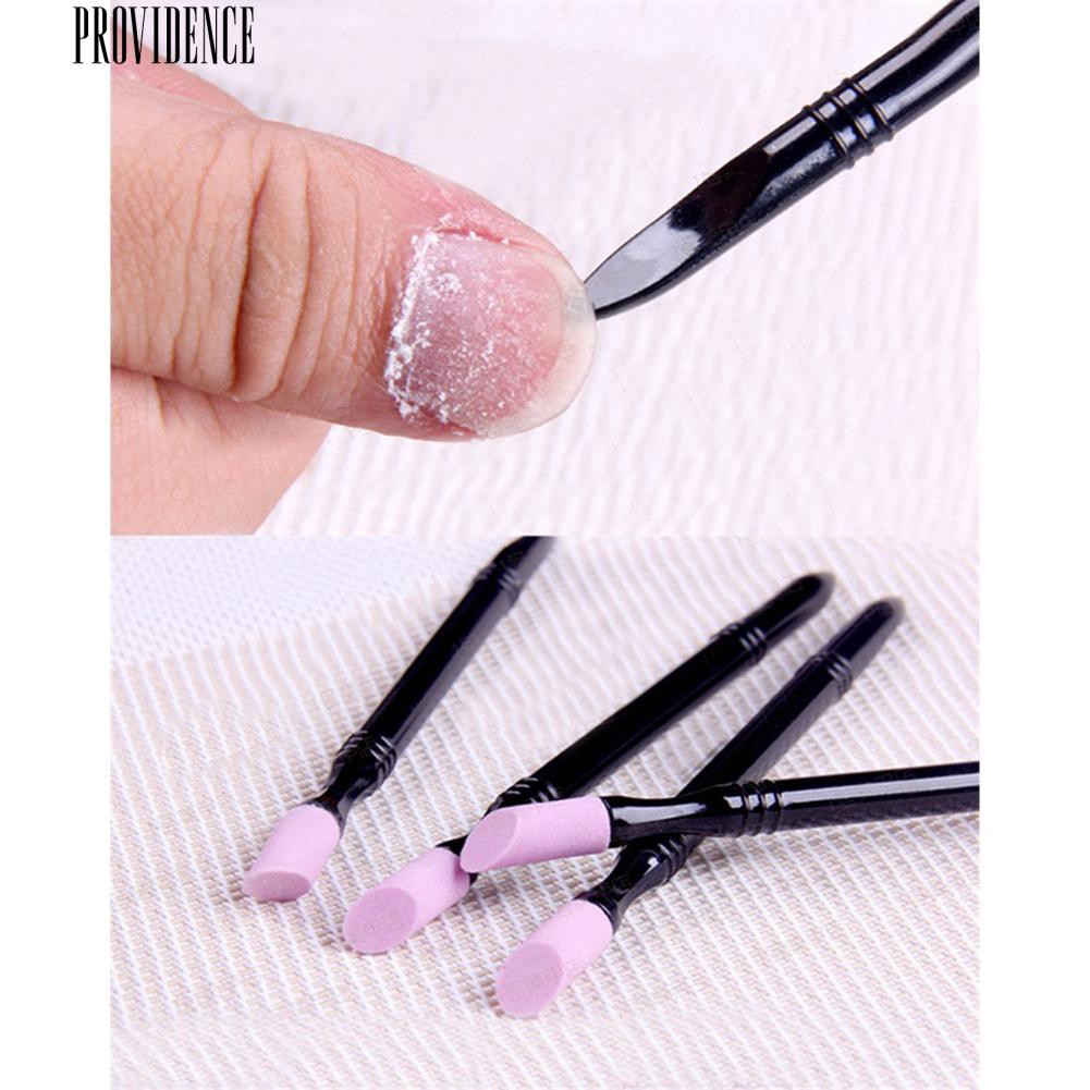 [Bayar Di Tempat] 1 Pc Double-end Grinding Pena DIY Kulit Mati Kutikula Remover Nail Art Alat