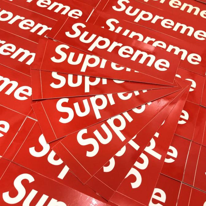 

(BISA COD) Sale Supreme Box Logo Sticker 100% Original BOOM SALE Kode 132