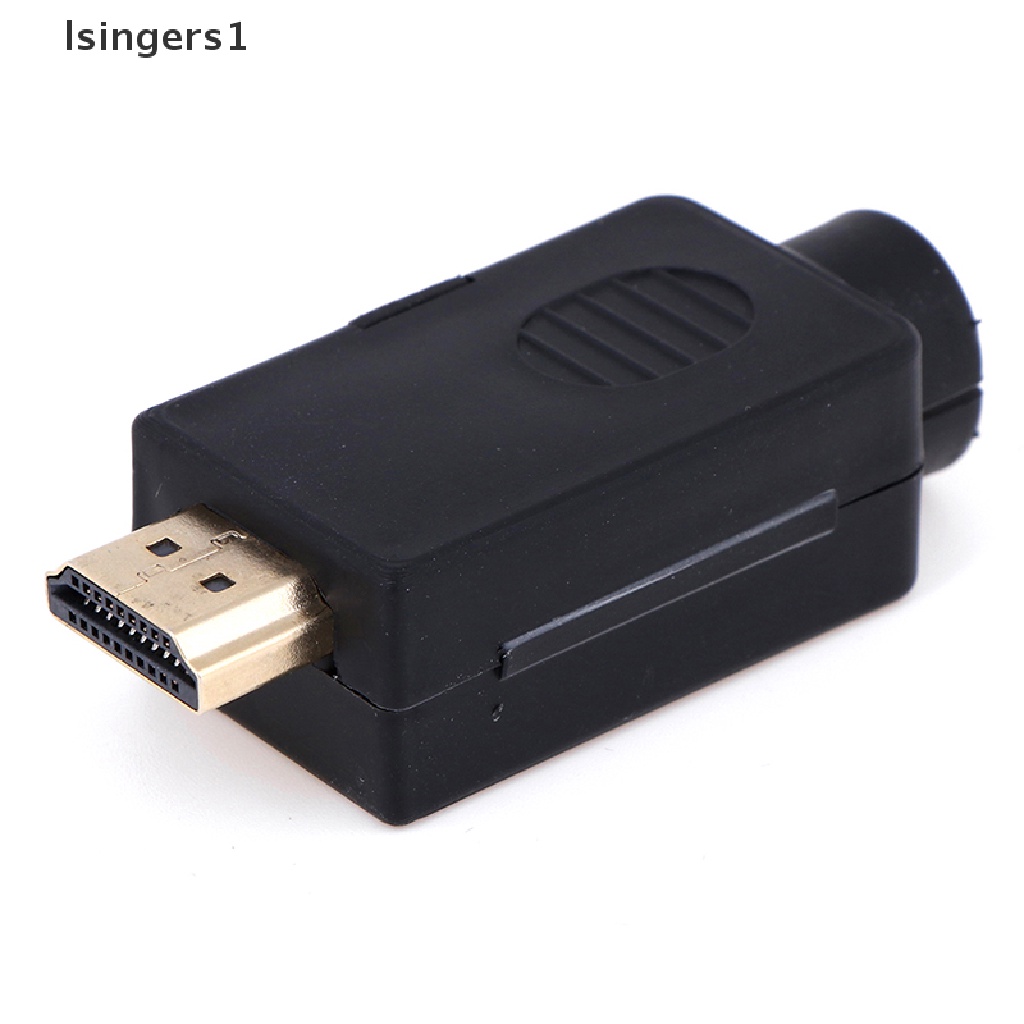 (lsingers1) Konektor Terminal HDMI Male 19P Tanpa Solder