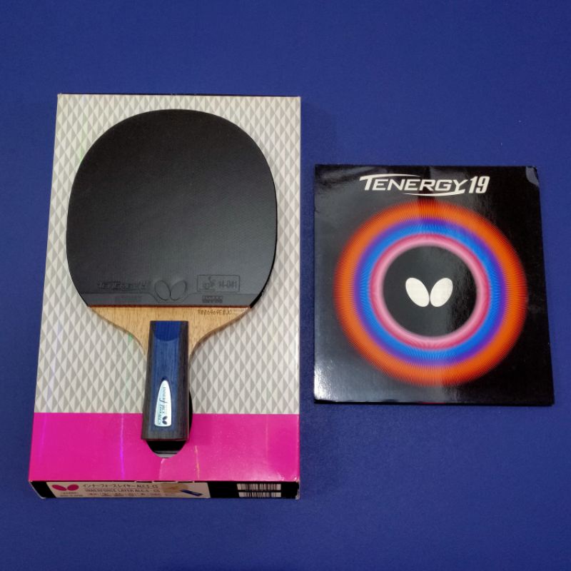 Full Setup Butterfly Innerforce ALC.S CS/Penhold + Butterfly Tenergy 19 Bet Tenis Meja Pingpong